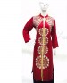 Dark Red Designer Kurti - 023